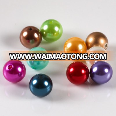 Mixed Color 6mm 8mm 10mm 12mm 14mm ABS Plastic Pearl with Hole Beads Accessories DIY Crafts or jewelry making