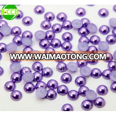 China factory direct sale plastic pearl half pearl beads without hole